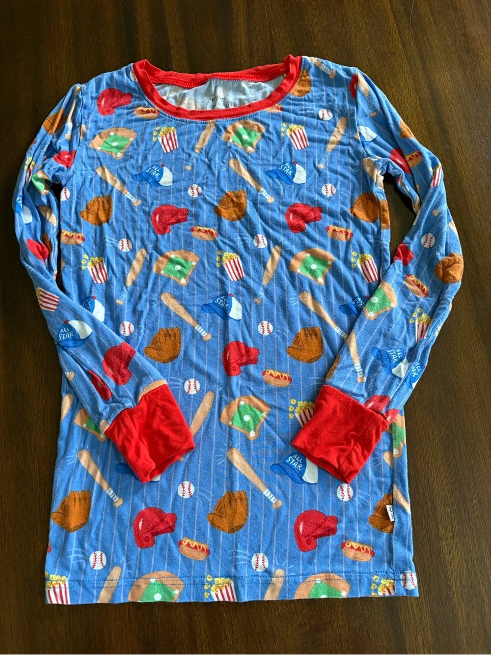 Little Sleepies Baseball-Print Pajama Set
